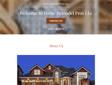 Tablet Screenshot of homeremodelpros.com
